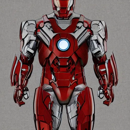 Image similar to iron man, illustration