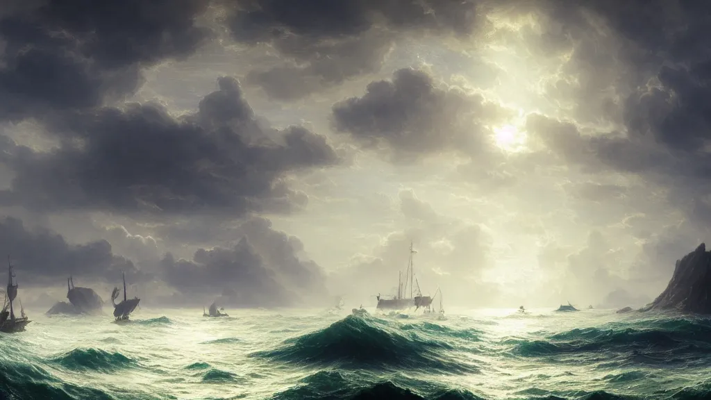 Prompt: the oceans of europa. andreas achenbach, artgerm, mikko lagerstedt, zack snyder 3 8 4 0 x 2 1 6 0