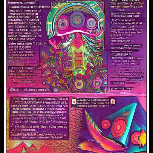 Image similar to textbook page showing how to make dmt.