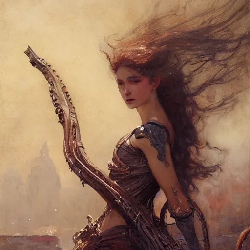 Prompt: young woman with long fangs, detailed, by gaston bussiere, bayard wu, greg rutkowski, giger, maxim verehin, greg rutkowski, masterpiece, sharp focus,