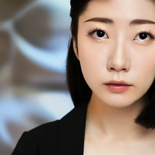 Image similar to close-up photo of Japanese actress face