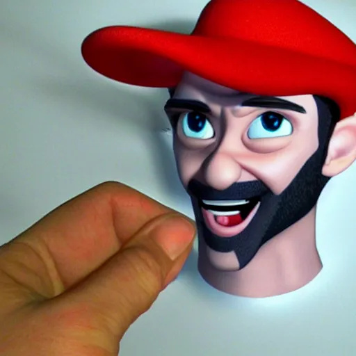 Image similar to 3d print of Andrew Tate in pixar style