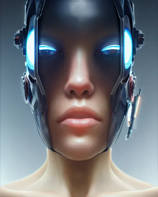 Image similar to beautiful digital painting of a stylish cyborg tokyo with high detail, real life skin, 8 k, stunning detail, works by artgerm, greg rutkowski and alphonse mucha, unreal engine 5, 4 k uhd