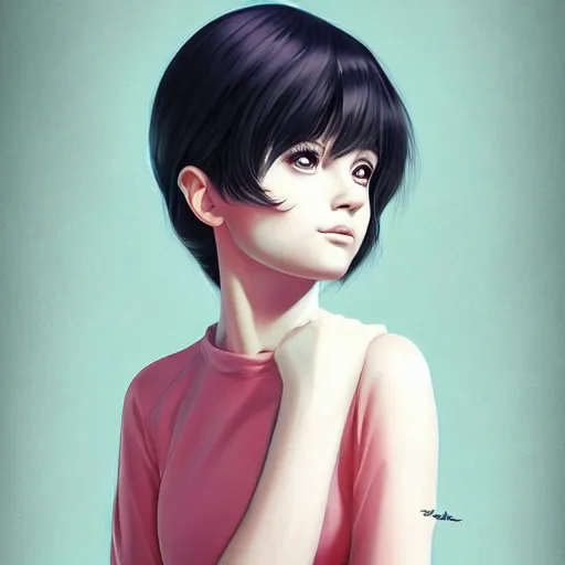 Image similar to a portrait of a beautiful sarah palin, discordancisticities, art by ilya kuvshinov and wlop and and josan gonzalez, shikanosuke yagaki, mitsumayo, reivaille, digital art, highly detailed, intricate, sharp focus, trending on artstation hq, deviantart, pinterest, unreal engine 5, 4 k uhd image