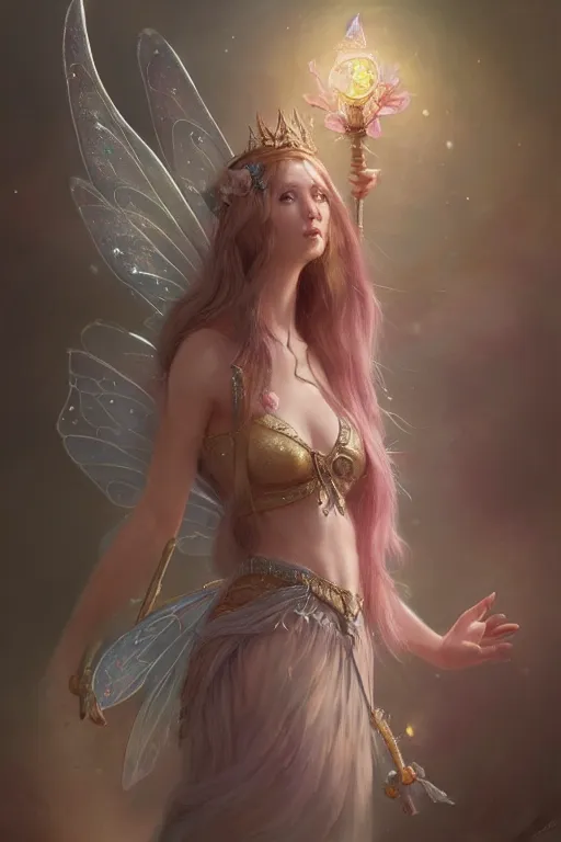 Image similar to fairy princess, highly detailed, d & d, fantasy, highly detailed, digital painting, trending on artstation, concept art, sharp focus, illustration, art by artgerm and greg rutkowski and fuji choko and viktoria gavrilenko and hoang lap