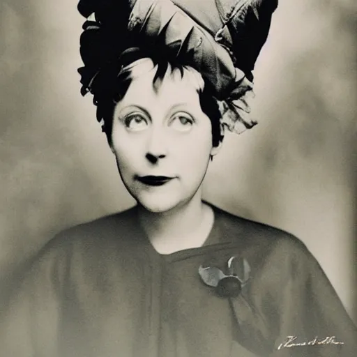 Prompt: elizabeth fraser from the cocteau twins, collage, portrait, by toshiko okanoue