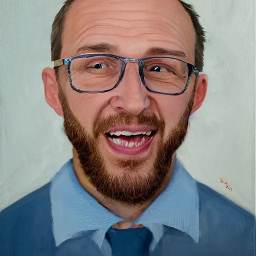 Image similar to a detailed portrait painting of joel glazer as a human toilet, hyper realistic