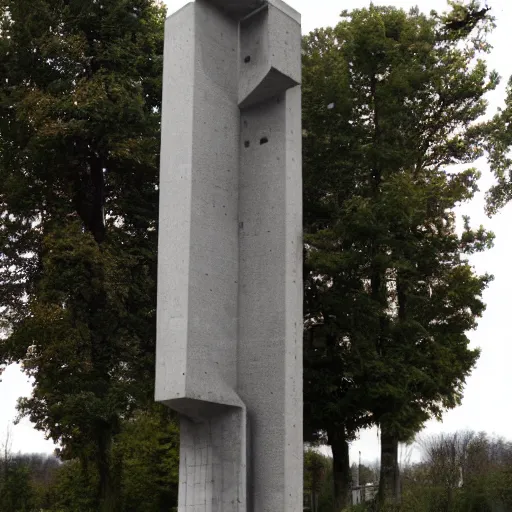 Prompt: yugoslavian brutalist concrete monument