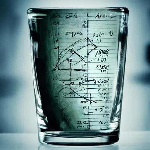 Prompt: random artist, random detail, abstract, pi, equation, glass,