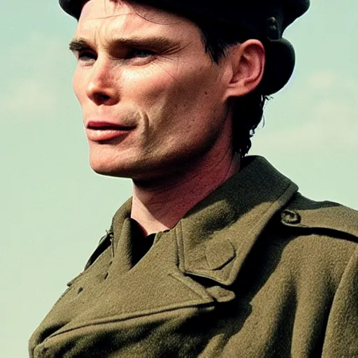 Prompt: Cillian Murphy starring in Saving Private Ryan