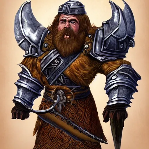 Prompt: digital fantasy art of a dwarf in full combat armor, highly detailed, trending on artstation, tolkien, world of warcraft, by Aaron Morse, by Ariel Fain, by Calvin Boice, by Christopher Hayes, by Matthew McKeown