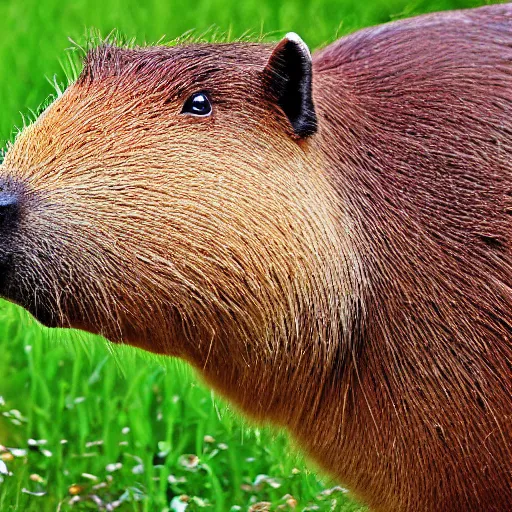 Image similar to capybara, scientific diagram