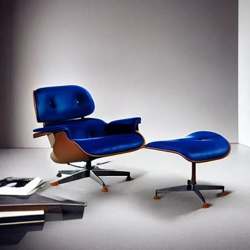 Image similar to an armchair (by eames), designed by PlayStation 5!!!!!