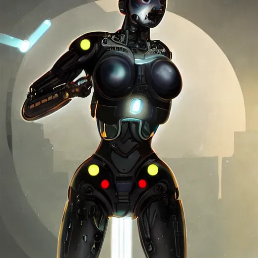 Image similar to beutiful white girl cyborg, full body, alfred kelsner, artstaition, epic composition