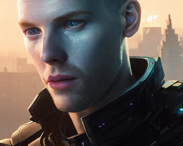 Prompt: highly detailed portrait of eanna hardwicke as an android, in detroit : become human, stephen bliss, unreal engine, fantasy art by greg rutkowski, loish, rhads, ferdinand knab, makoto shinkai and lois van baarle, ilya kuvshinov, rossdraws, tom bagshaw, global illumination, radiant light, detailed and intricate environment