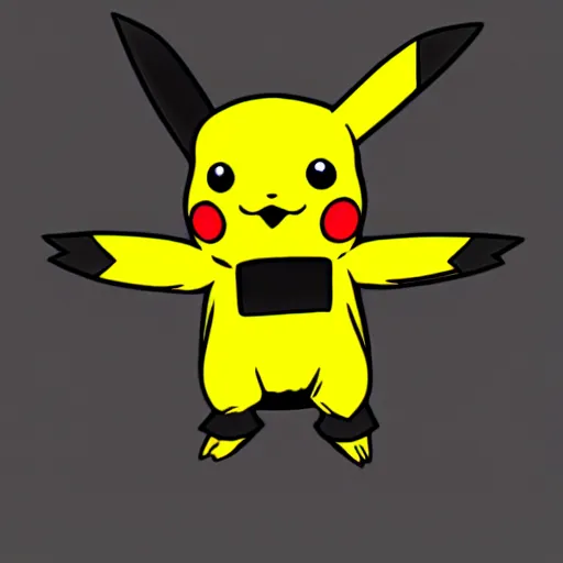 Image similar to pikachu in space marine power armor from warhammer 4 0 k, dynamic lighting, ambient lighting, deviantart