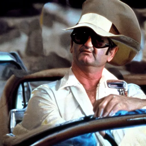 Image similar to bill murray in fear and loathing