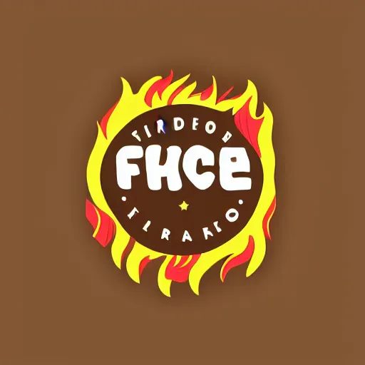 Prompt: Vector Logo for a shoe brand inspired by fire