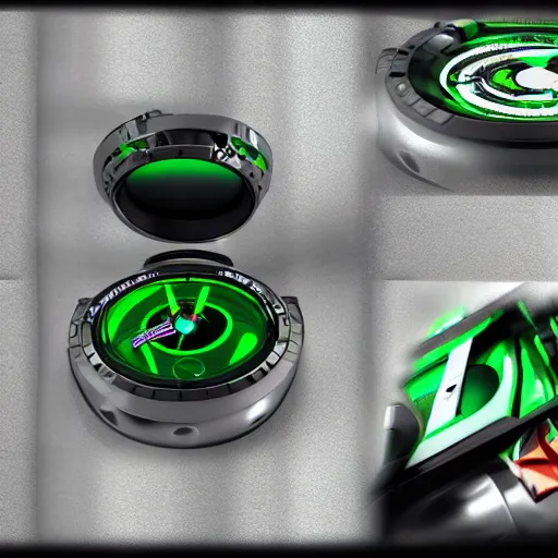 Image similar to DSRL photo of Ben 10's omnitrix, 4k