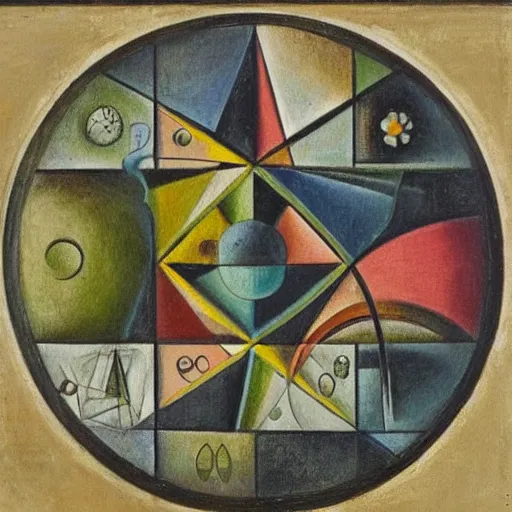 Prompt: mathematical equations inspired by bosch, bosch, klee. mathematical paradise, beautiful animals, equation heaven, beautiful plants, platonic solids, elegant diagrams, beautiful equations, oil paint, hyperrealistic, on loan from louvre, masterpiece