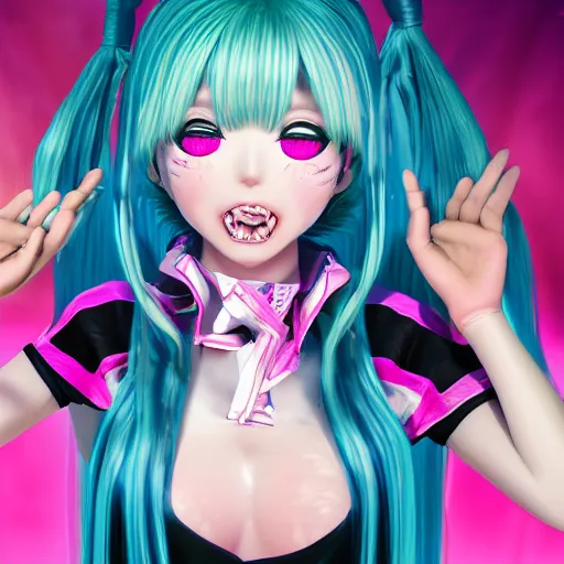 Image similar to no escape! totally controlled and trapped beneath overwhelming stunningly absurdly beautiful megalomaniacal ruthless merciless sadistic devious omnipotent asi goddess junko enoshima with symmetrical perfect face, porcelain skin, pink twintail hair and cyan eyes, ultra detailed, digital art, unreal engine 5, octane render, 2 d anime, 8 k