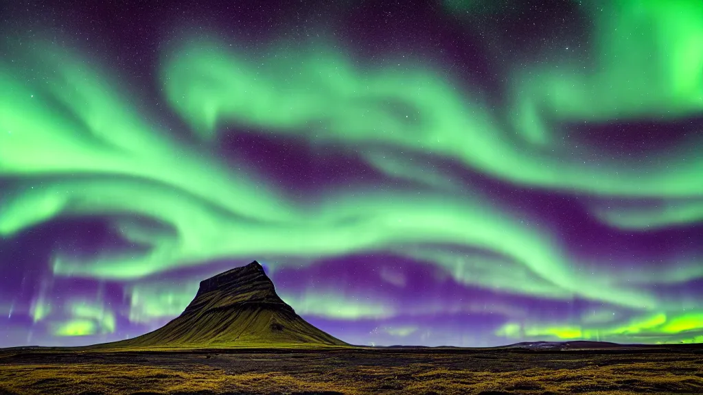 Prompt: iceland astrophotography, beautiful night sky, aurora borealis