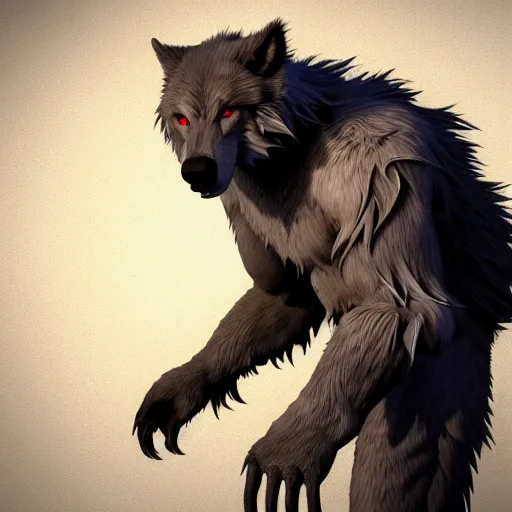 Image similar to cute handsome cuddly werewolf from van helsing unreal engine hyperreallistic render 8k character concept art masterpiece