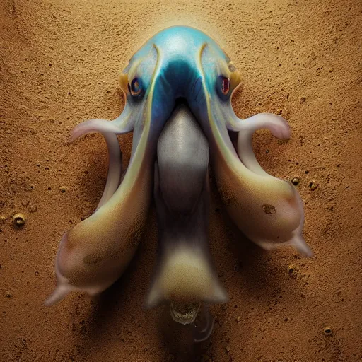 Image similar to hyperrealistic dslr film still of redneck disguised as an amorphous squid, stunning 8 k octane comprehensive 3 d render, inspired by istvan sandorfi & greg rutkowski & unreal engine, perfect symmetry, dim volumetric cinematic lighting, extremely hyper - detailed, extremely lifelike attributes & lifelike texture, intricate, masterpiece, artstation, stunning