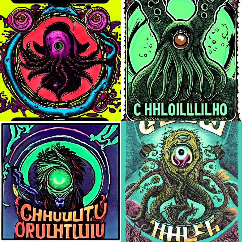 Prompt: cthulu vision