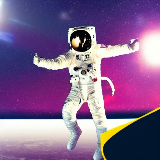 Prompt: an astronaut moonwalk dancing on the moon, kpop style colors, smokey background, still cut