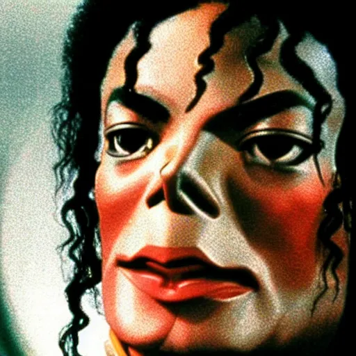 Image similar to A still of Michael Jackson in Star Trek (1966) realistic,detailed,close up