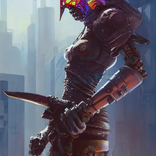 Image similar to cyberpunk viking helmet mask warrior goddess robot ninja fantasy, art gta 5 cover, official fanart behance hd artstation by jesper ejsing, by rhads, makoto shinkai and lois van baarle, ilya kuvshinov, ossdraws