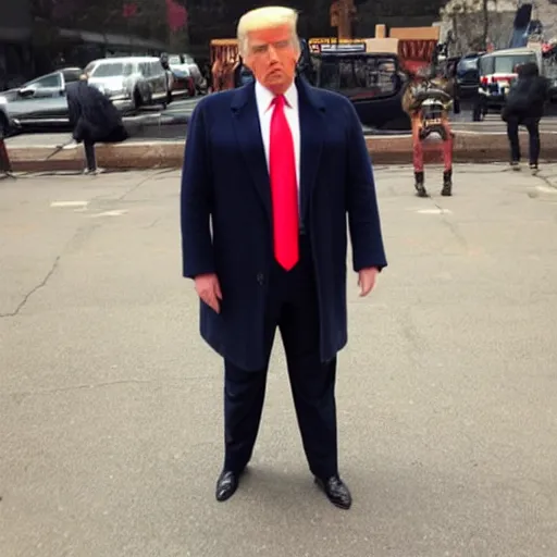 Image similar to donald trump thigh gap