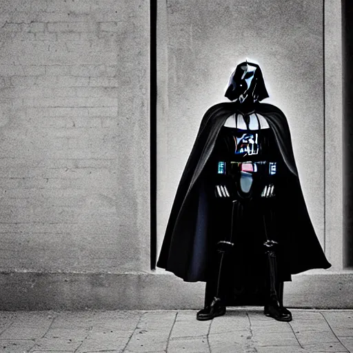 Prompt: “ photography, portrait of darth vader in hogwards ”