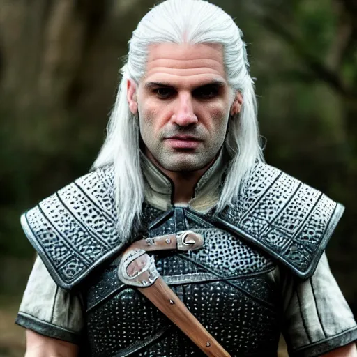 Image similar to anthony starr as geralt