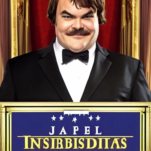 Image similar to Jack Black presidential inauguration