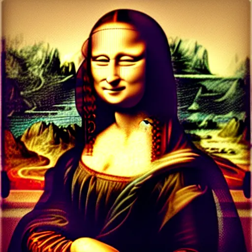 Image similar to mona lisa in the future