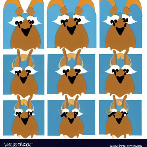 Image similar to funny goat face vector graphics