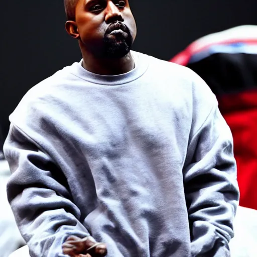 Prompt: kanye west as president