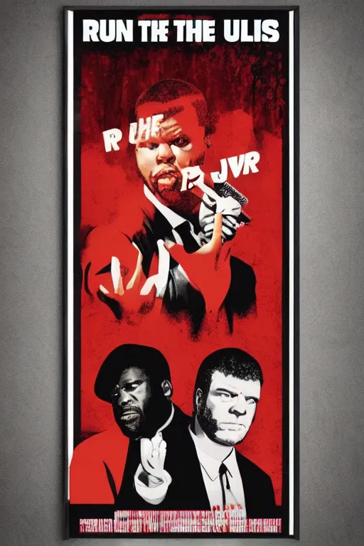 Image similar to run the jewels pulp fiction poster