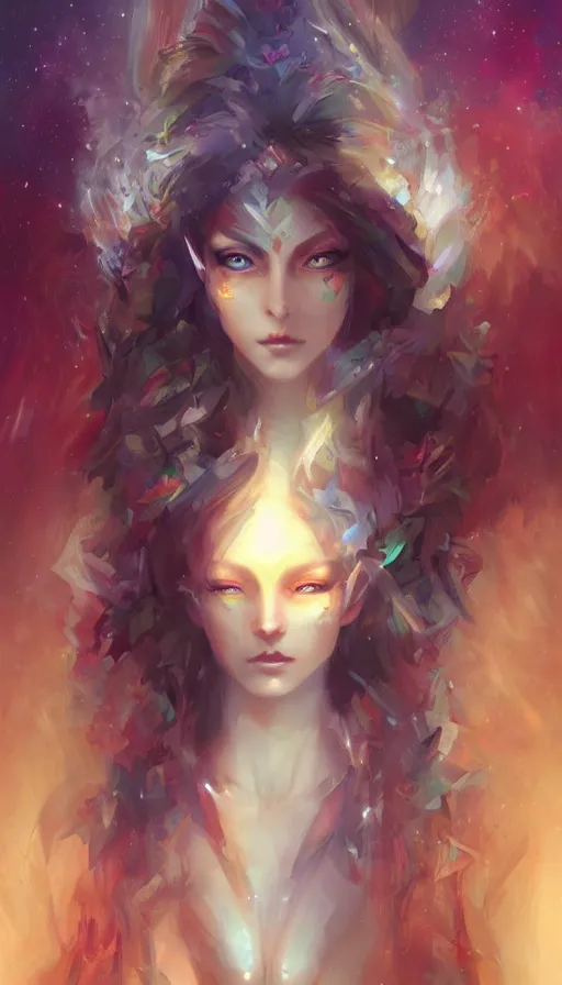 Image similar to psytrance artwork, by charlie bowater