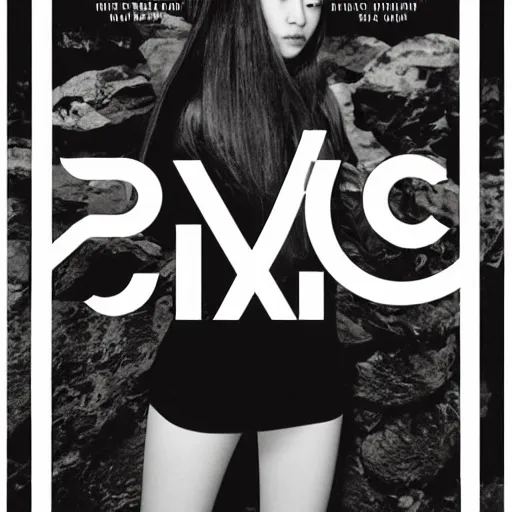 Image similar to black on white editorial cover in style of david rudnick, eric hu, acid, y 2 k