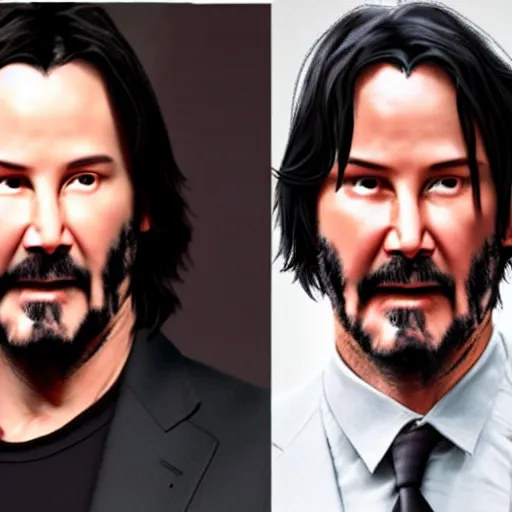 Prompt: psychologist tries to explain that keanu reeves does not exist