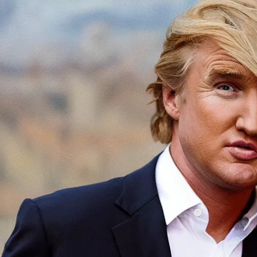 Image similar to owen wilson as Donald Trump