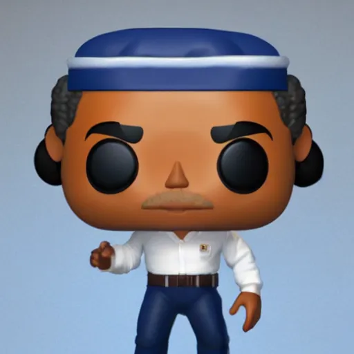 Image similar to full body 3d render of barack obama as a funko pop, studio lighting, white background, blender, trending on artstation, 8k, highly detailed