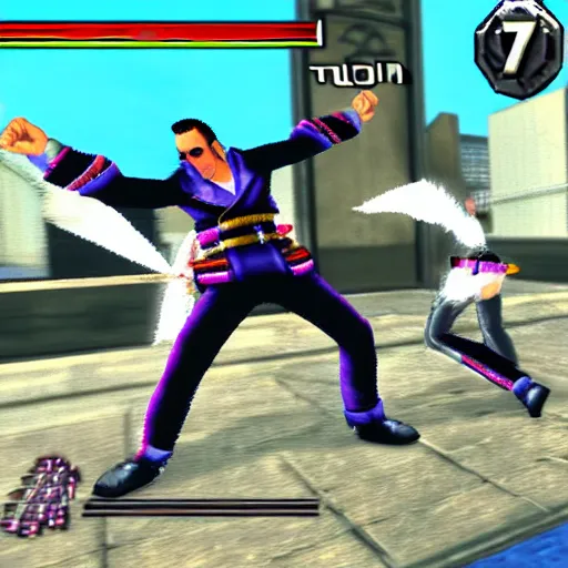 Image similar to game screenshot of nicholas cage in genshin impact, videogame, screenshot