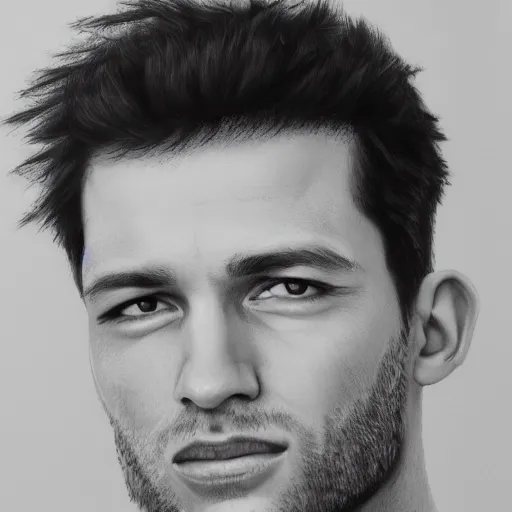 Prompt: portrait of luc lecointre, handsome, 4 k, high quality, ultra realistic