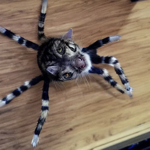 Image similar to spider cat