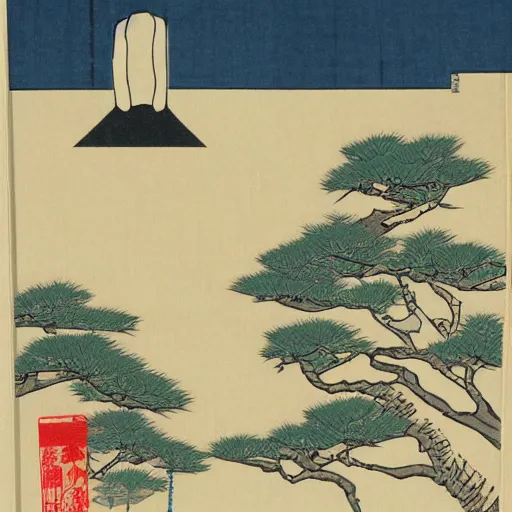 Image similar to arma 3 japanese woodblock print, detailed, realistic