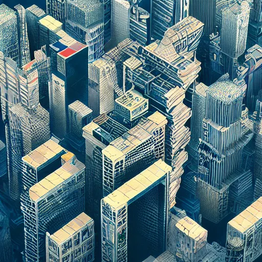 Image similar to city birds eye view, tetris, intricate artwork by tooth wu and wlop and beeple. octane render, trending on artstation, greg rutkowski very coherent symmetrical artwork. cinematic, hyper realism, high detail, octane render